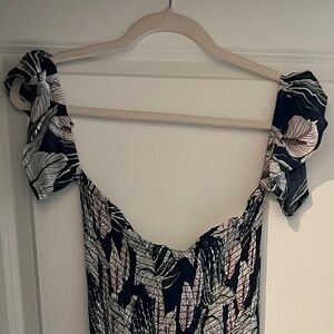 On the Road, floral, off the shoulder, maxi dress